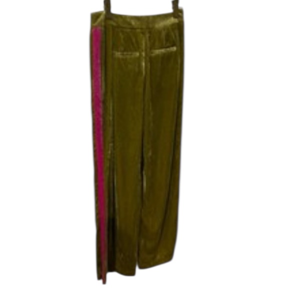 Boden Westbourne Velvet Trousers Relaxed Wide Leg High Rise Groovy US 6R Rare - Picture 5 of 9